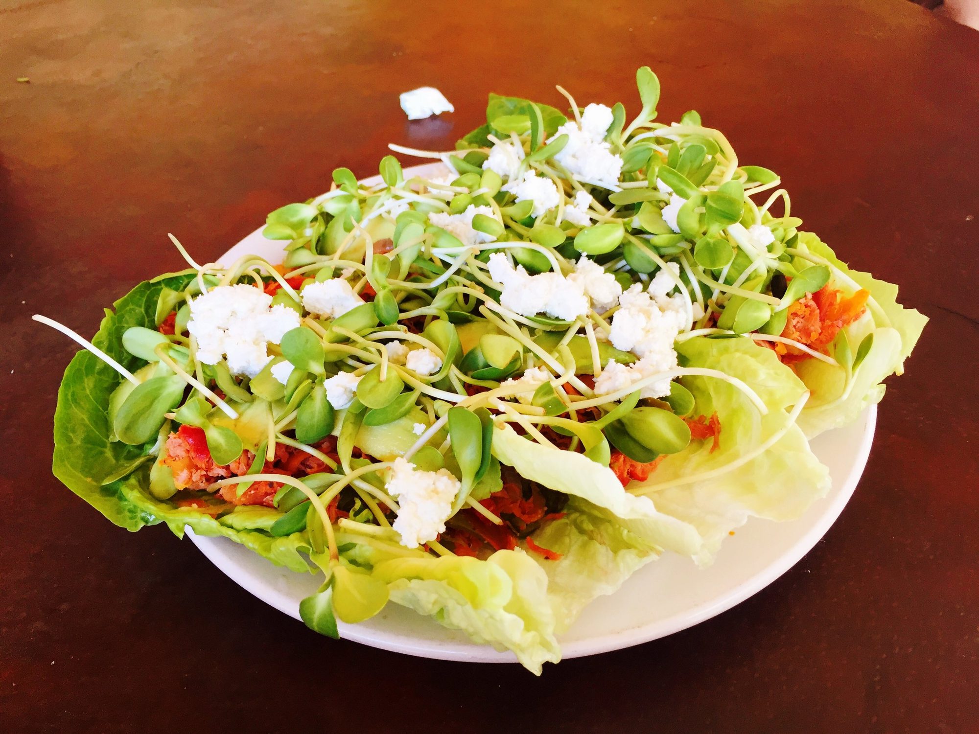 Smoked Marlin Lettuce Wrap