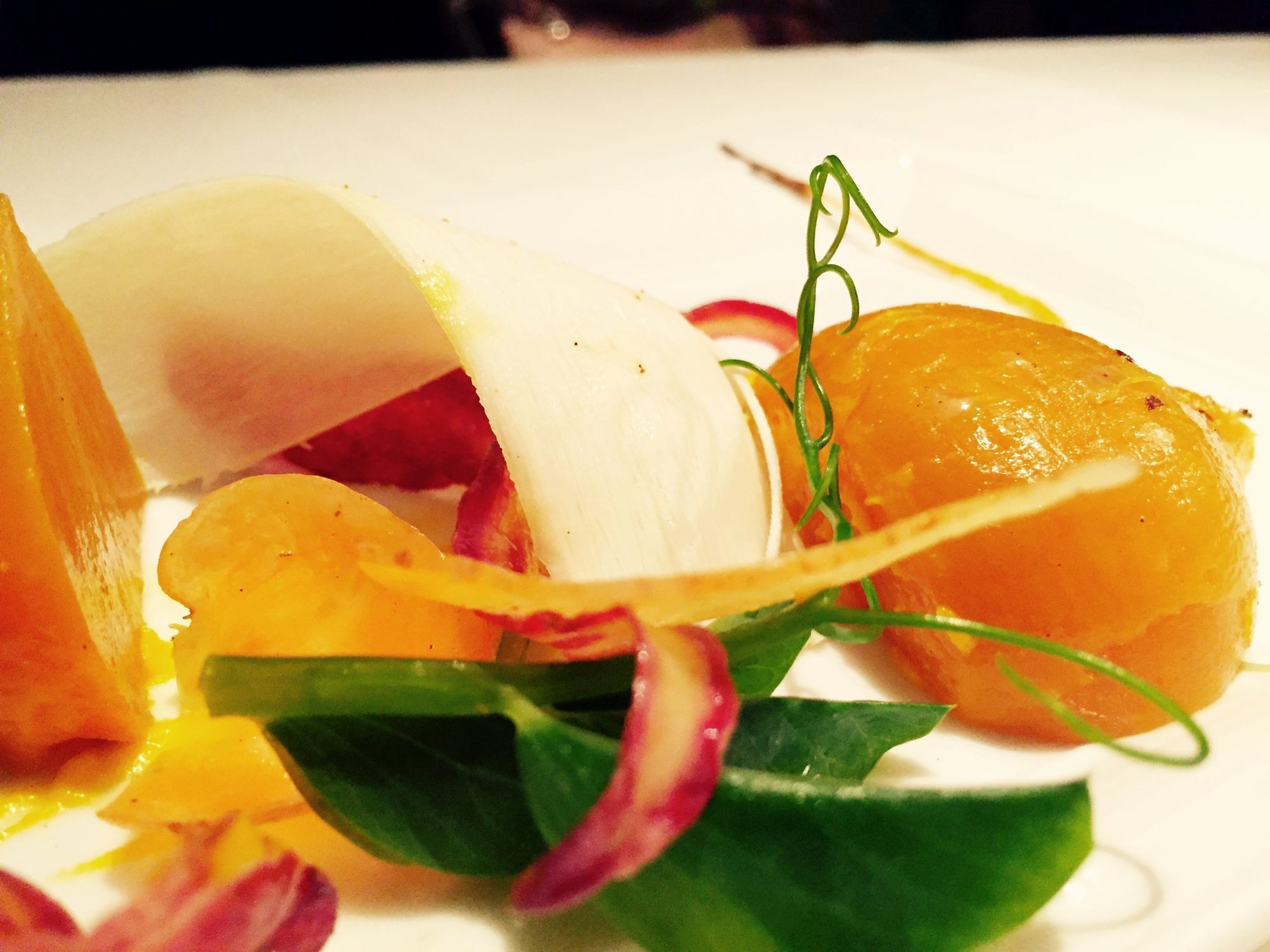 Golden Beet and Heart of Palm Salad