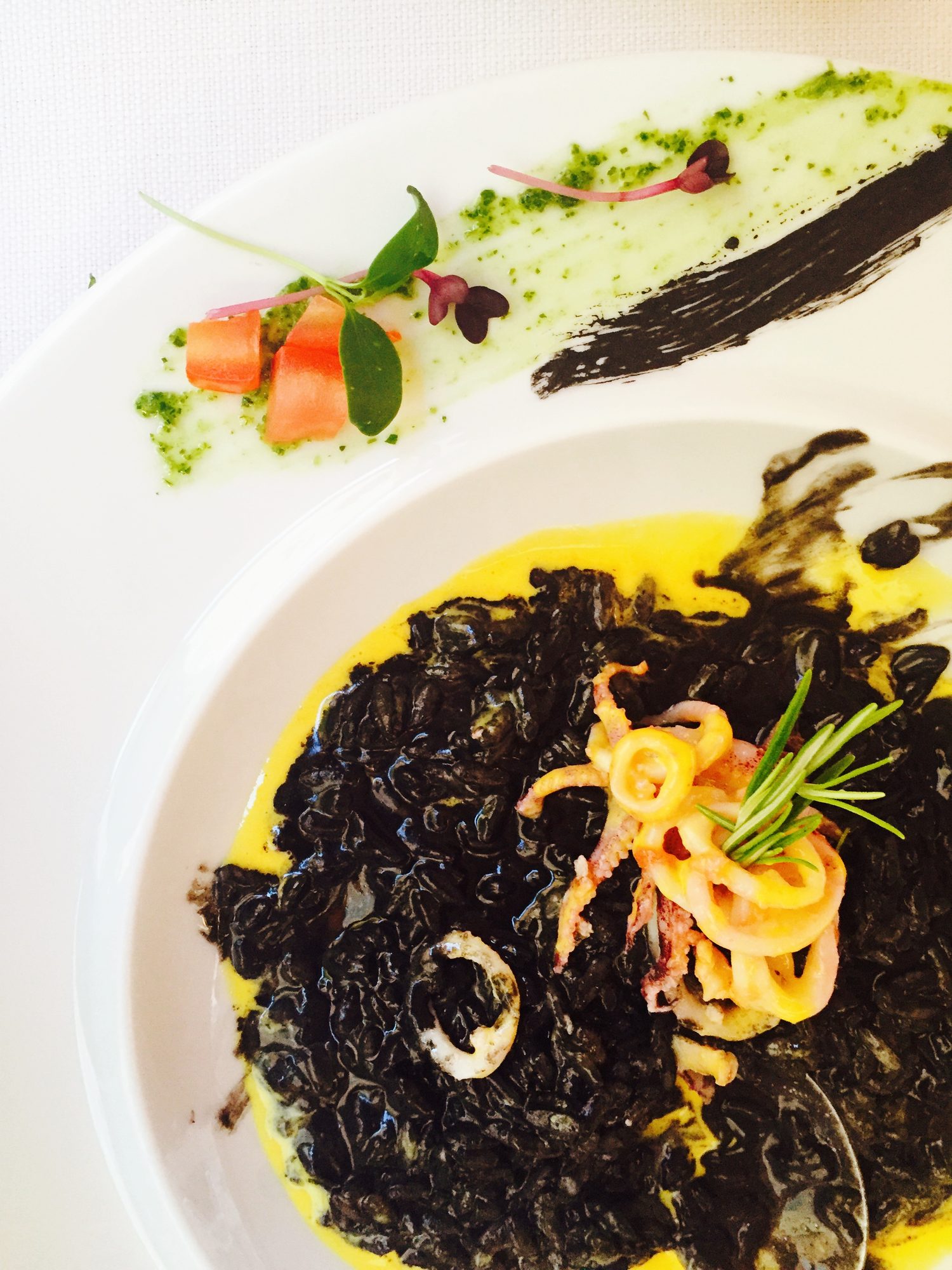 Risotto al nero di seppia